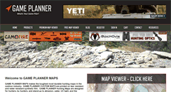 Desktop Screenshot of gameplannermaps.com