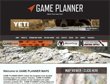 Tablet Screenshot of gameplannermaps.com